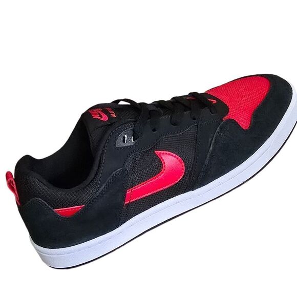 Nike Men's Sizes SB Alleyoop Skate Shoes CJ0882 006 Black University Red Black - Picture 4 of 7